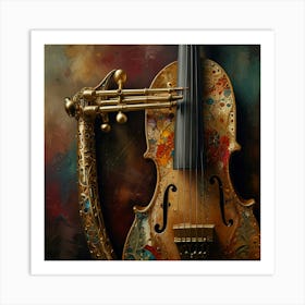 Saxophone 5 Art Print