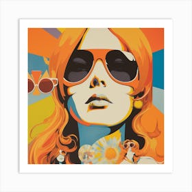 'Sunshine Girl' Art Print