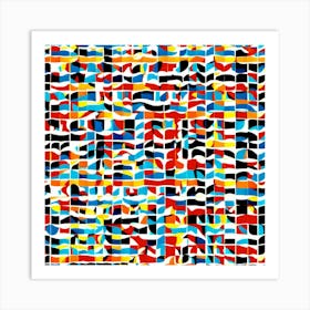 Mosaic Pattern Art Print