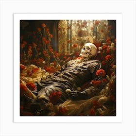 King Of Roses Art Print