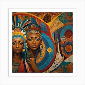 Egyptian Women Art Print