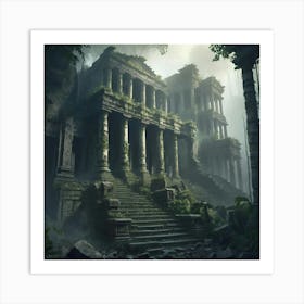 Ruins Of The Lost City 1 Art Print