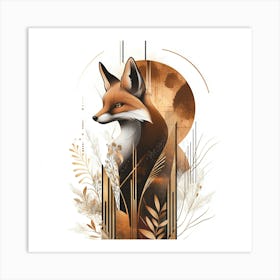 Fox Trip 1 Art Print