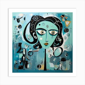 Abstract Abstract Painting 9 Art Print