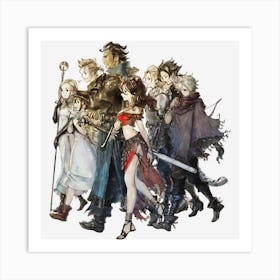 Limited Edition Octopath Traveler� Travelers Art Print