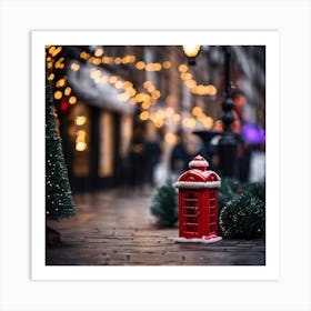 Christmas In London Art Print