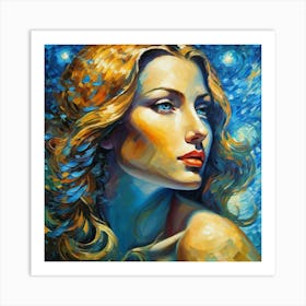 Starry Night jgfh Art Print