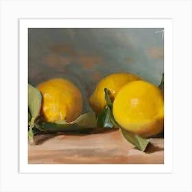 Lemons Art Print