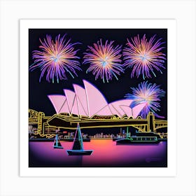 New Year Sydney Art Print