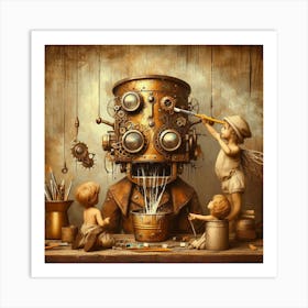 Steampunk 1 Art Print