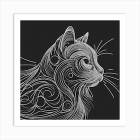 Cat'S Head Art Print