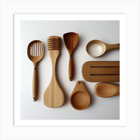 Kitchen Utensils Art Print