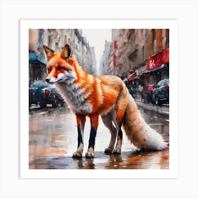 The Fairy Tale Fox Art Print