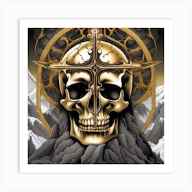 Skull And Crossbones 1 Art Print