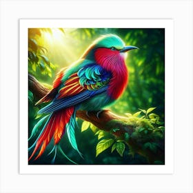 Colorful Bird 1 Art Print