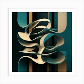 Abstract Typography Art Print