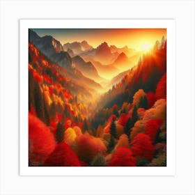 Autumn Landscape Art Print