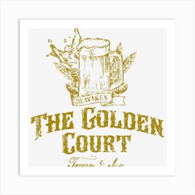 The Golden Court Art Print