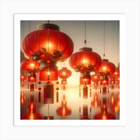 Chinese Lanterns 2 Art Print