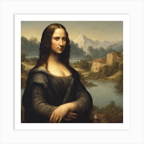 Mona Lisa 1 Art Print