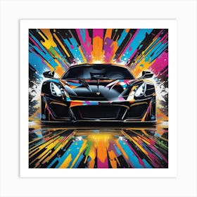 Gt3 car 2 Art Print