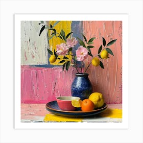 Lemons And Oranges Art Print