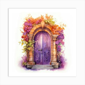 Purple Door 3 Art Print