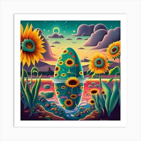 Easter Egg 6 Art Print