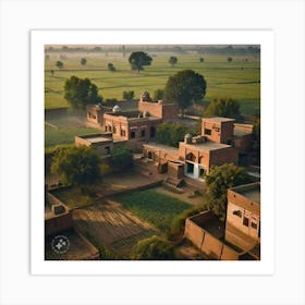 Village In Pakistan 1 Art Print