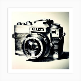 Olan Camera Art Print