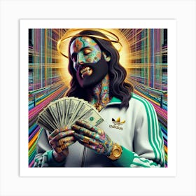 Jesus Money 2 Art Print