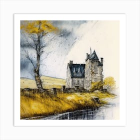 Scottish Castle Art Print