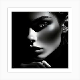 Dark Beauty Art Print