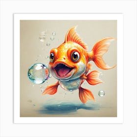 Goldfish 4 Art Print