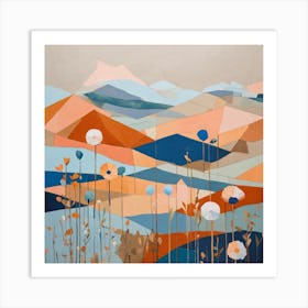 Abstract Landscape Art Print