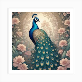 Peacock 35 Art Print