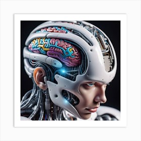 Humanoid Robot 6 Art Print