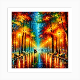 Walk In The Park Art Print