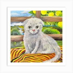 British Shorthair Kitten Art Print