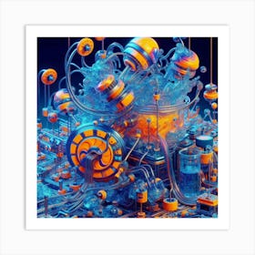 DMT ai art 019 Art Print