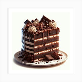 Chocolate Cake 5 Art Print