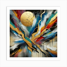 Abstract Painting 37 Art Print