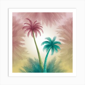 Palm Trees 2 Art Print