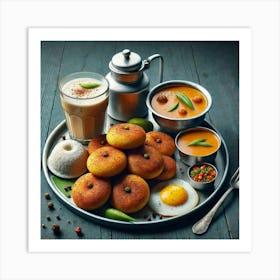 Indian Breakfast Art Print