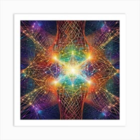 Psychedelic Star 2 Art Print