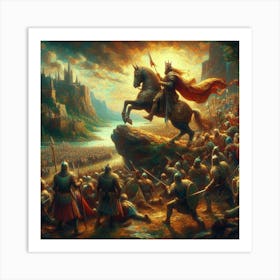 Battle Of Kings Art Print