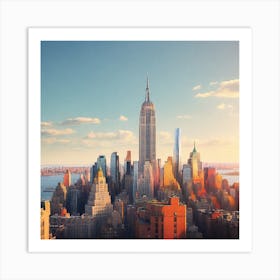 New York City Skyline Art Print