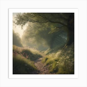 Path In The Woods 2 Art Print