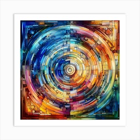 Stained Glass Art Art Print