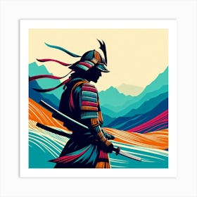 A samurai 1 Art Print